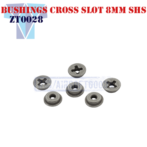 Oiless Bushings Cross Slot 8mm SHS