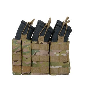 Triple AK Mag/Pistol Pouch Panel (5 plus 2) - Multicamo Triple AK Mag/Pistol Pouch Panel (5 plus 2) - Multicamo
