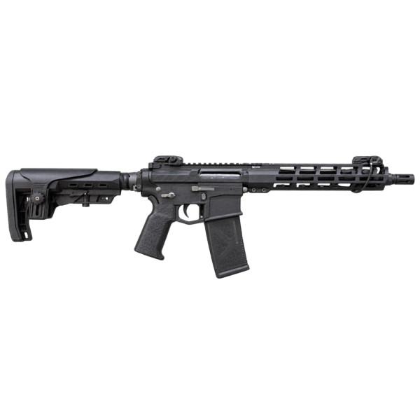 Страйкбольна штурмова гвинтівка X C.A.T. AR-15 Versatile 10 FE - чорна [Arcturus] з прикладом "Com-spec"