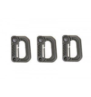 Карабін Grmlock type locking set - black Карабін Grmlock type locking set - black