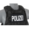 MOLLE Strips for ID Patches - Black [8FIELDS]