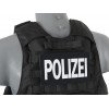 MOLLE Strips for ID Patches - Black [8FIELDS]