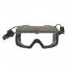 Захисна маска з кріпленням на шолом типу фаст Clear - Foliage Green [FMA]