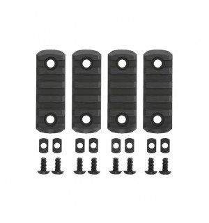4-PC MLOCK полімерні RIS планки - Black [TMC]