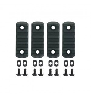 4-PC MLOCK полімерні RIS планки - Urban Gray [TMC]