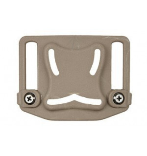 Belt adapter for holster - tan