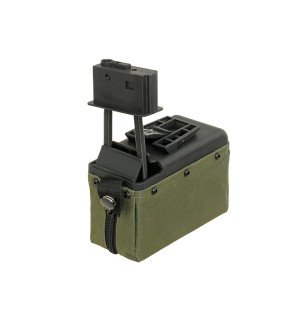 1500rd Electric Box Magazine (Compact size) for SAW - Olive