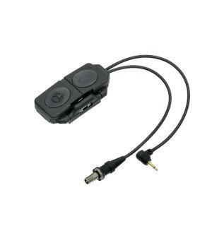 Double switch with quick assembly - black [WADSN]        