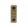 CRC 9013 рейка Пікатінні на 5 слотів із кріпленням M-LOK Coyote Tan