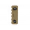 CRC 9013 рейка Пікатінні на 5 слотів із кріпленням M-LOK Coyote Tan
