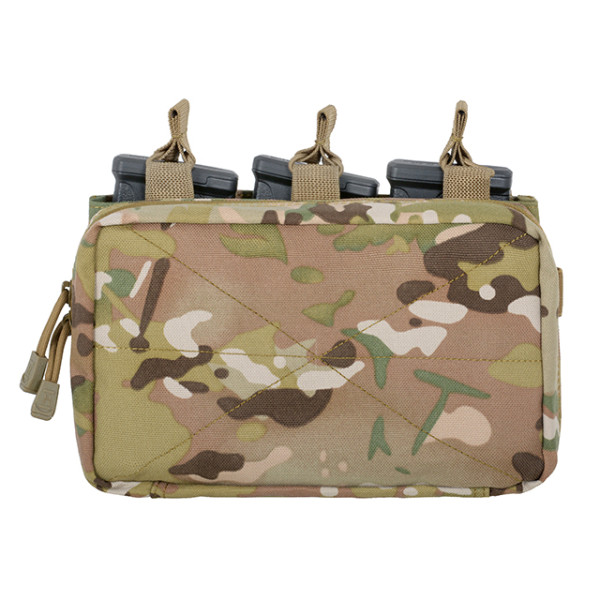 MOLLE Triple Rifle Mag/GP Pouch - Multicamo [8FIELDS]