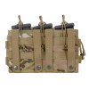 MOLLE Triple Rifle Mag/GP Pouch - Multicamo [8FIELDS]