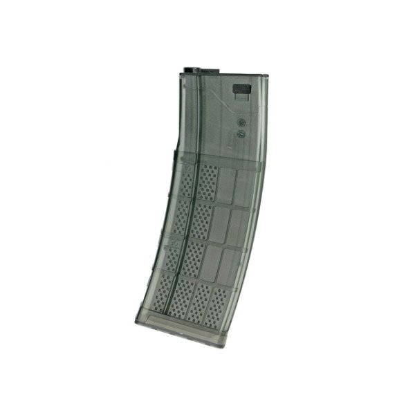 200-round modern rifle magazine 416/SCAR16/AR15 - Translucent [BattleAxe]