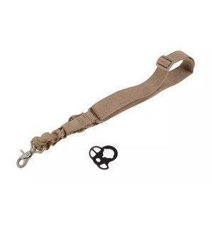 One point Bungee sling with mount - tan