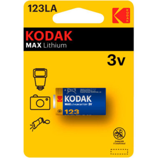 Літієва батарейка Kodak CR123A Max