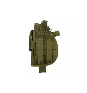 Universal holster with magazine pouch - olive green Universal holster with magazine pouch - olive green