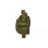 Universal holster with magazine pouch - olive green