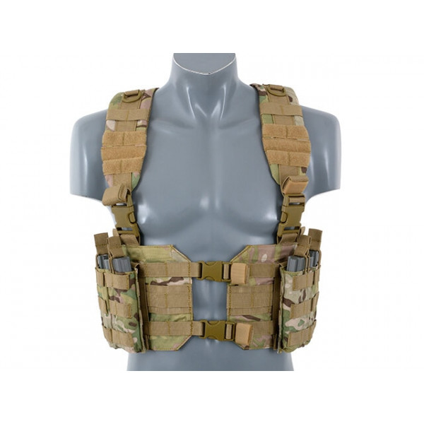 SPLIT FRONT CHEST HARNESS - MULTICAMO [8FIELDS]