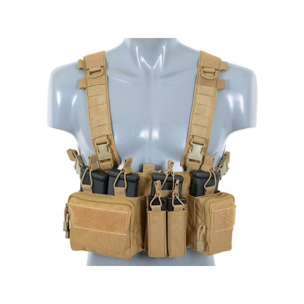 BUCKLE UP RECCE/SNIPER CHEST RIG - COYOTE [8FIELDS]