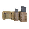 SOFT SHELL PISTOL MAG POUCH WITH MOLLE CLIP - WOLF GRAY [TMC]