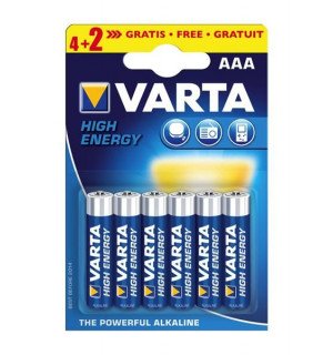 Батарея ААА 6 шт упаковка [VARTA]