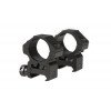 Two-part 25mm optics mount for RIS rail (low)