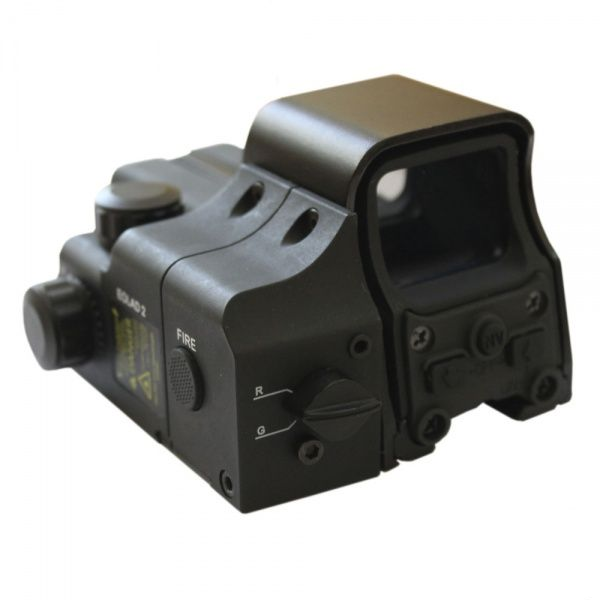 КОЛЛИМАТОРНЫЙ ПРИЦЕЛ EoTech 550 + ЛЦУ Eolad 2 - BLACK