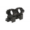 Кріплення для оптичного прицілу Two-part 25mm optics mount для RIS rail (high)
