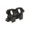 Two-part 25mm optics mount for RIS rail (high)