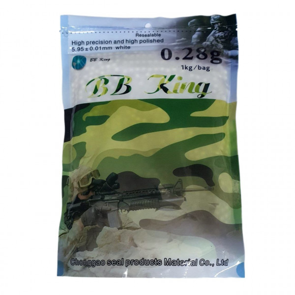Кулі BBKing 0,28g, 1 kg