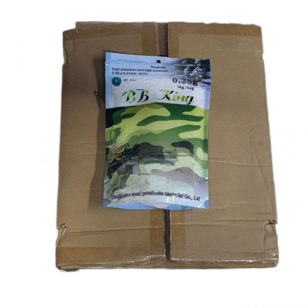 Кулі BBKing 0.28g 20kg/bag white 1 коробка