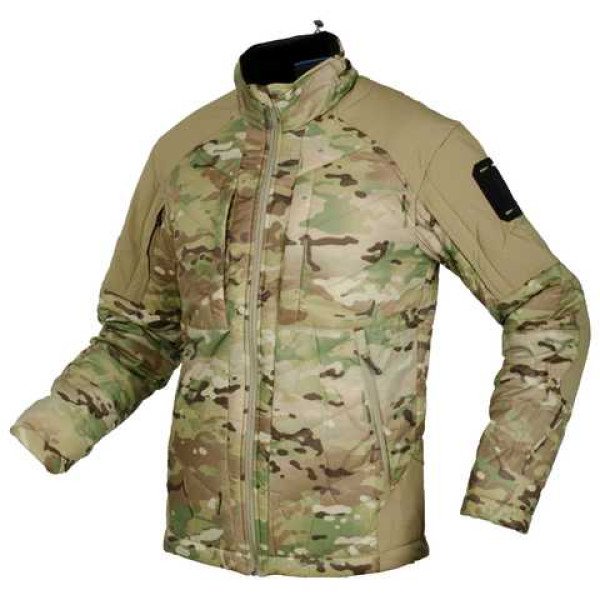 Тактичний утеплений вітрозахисний шар Blue Label PATRIOT LITE «Clavicular Armor» - мультикам [EmersonGearS]