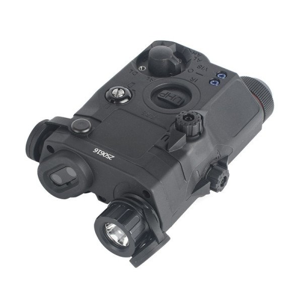 WADSN AIMING DEVICE RED/IR LASER WITH IR LED BLACK AN/PEQ-15 - Black