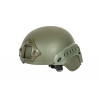 MICH 2000 helmet replica with rails- Olive drab [ULTIMATE TACTICAL]