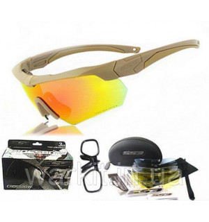 Тактические очки ESS Crossbow 5LS песочная оправа + поляризационная линза Тактические очки ESS Crossbow 5LS песочная оправа + поляризационная линза