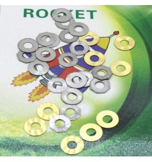Rocket шимсет 9шт 0.1мм, 9шт 0.15мм, 9шт 0.2мм