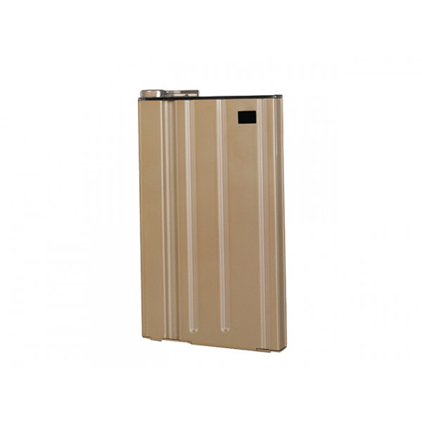 SR25/AR10 RIFLE STEEL MAGAZINE 160rd - DARK EARTH [A&K]