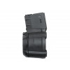 1200rd Electric Drum Magazine for SR25/AR10 - Black [BattleAxe]