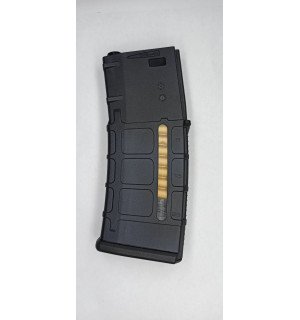 120RD M4/AR-15 MAGAZINE WITH DUMMY AMMO - BLACK [KUBLAI]