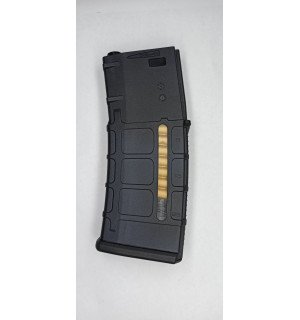120RD M4/AR-15 MAGAZINE WITH DUMMY AMMO - BLACK [KUBLAI]