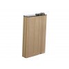 SR25/AR10 RIFLE STEEL MAGAZINE 160rd - DARK EARTH [A&K]