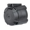1200rd Electric Drum Magazine for SR25/AR10 - Black [BattleAxe]