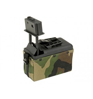 1500rd Electric Box   (Compact size) для M249 - Woodland