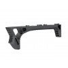 MULTI-FUNCTIONAL ANGLED FOREGRIP/HANDSTOP FOR KEY-MOD HANDGUARD - BLACK [CASTELLAN]