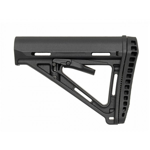 ERGONOMIC TACTICAL STOCK MOD.2 RUBBER Butt-Pad - BLACK [BIG DRAGON]