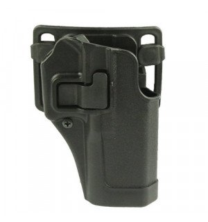 QUICKLY PISTOL HOLSTER WITH LOCKING MECHANISM FOR G.17 - OLIVE [CS]