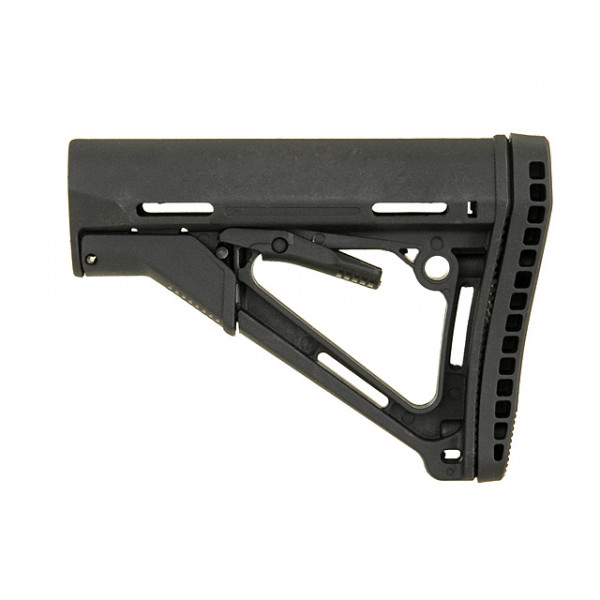 ERGONOMIC TACTICAL STOCK MOD.1 RUBBER Butt-Pad - BLACK [BIG DRAGON]