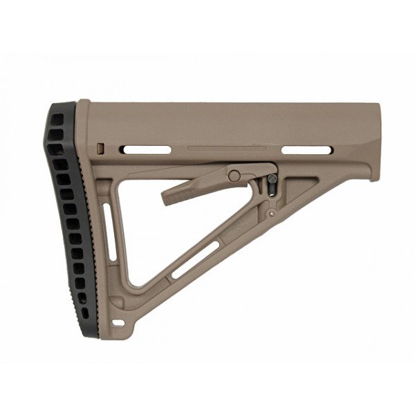 ERGONOMIC TACTICAL STOCK MOD.2 RUBBER Butt-Pad - TAN [BIG DRAGON]