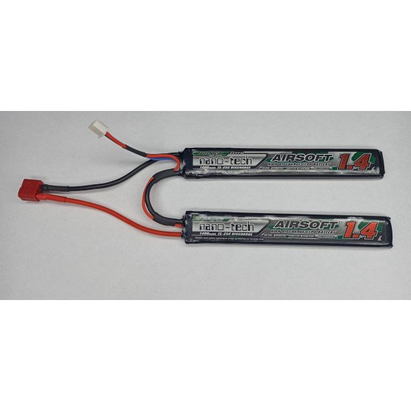TURNIGY NANO-TECH 7.4V 1400MAH 15-25C UNIVERSAL 1+1