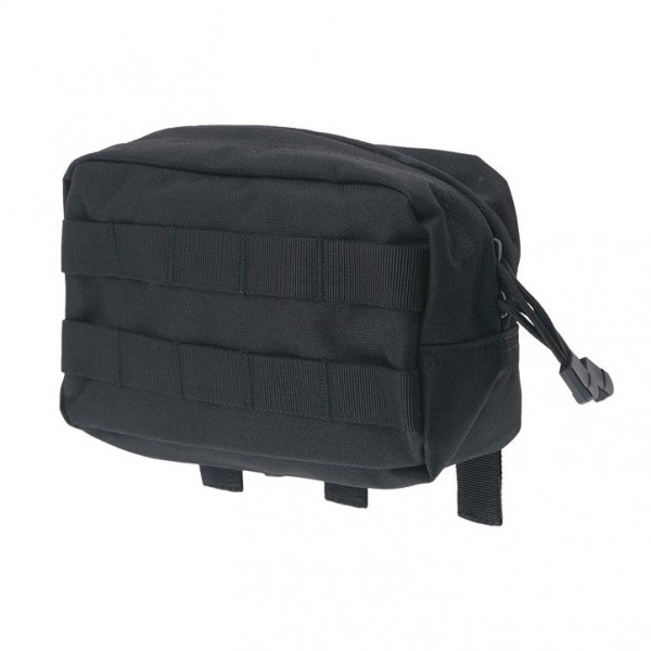MEDIUM HORIZONTAL CARGO POUCH - BLACK. ГОРИЗОНТАЛЬНЫЙ УТИЛИТАРНЫЙ ПОДСУМОК - ЧЕРНЫЙ [GFС]